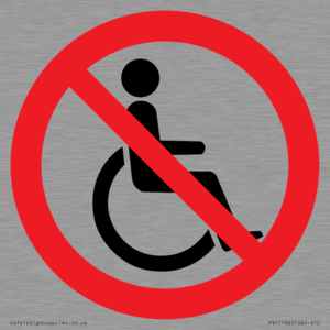 P914 Prohibition: No disabled access